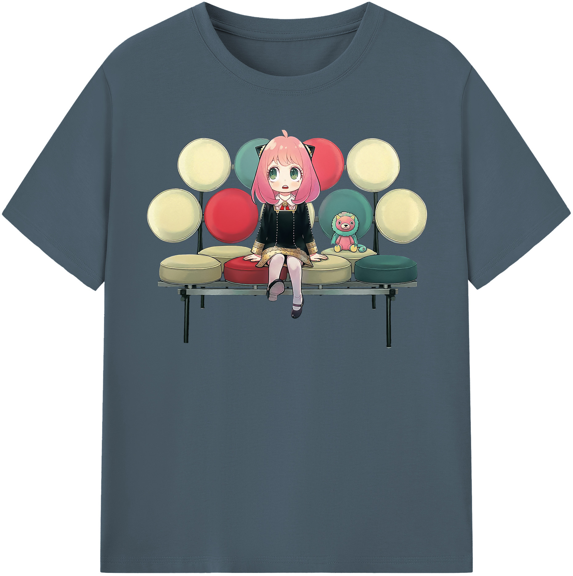 （画像用） SPY×FAMILY间谍家家酒 綿100％半袖Tシャツ（フロントプリント）